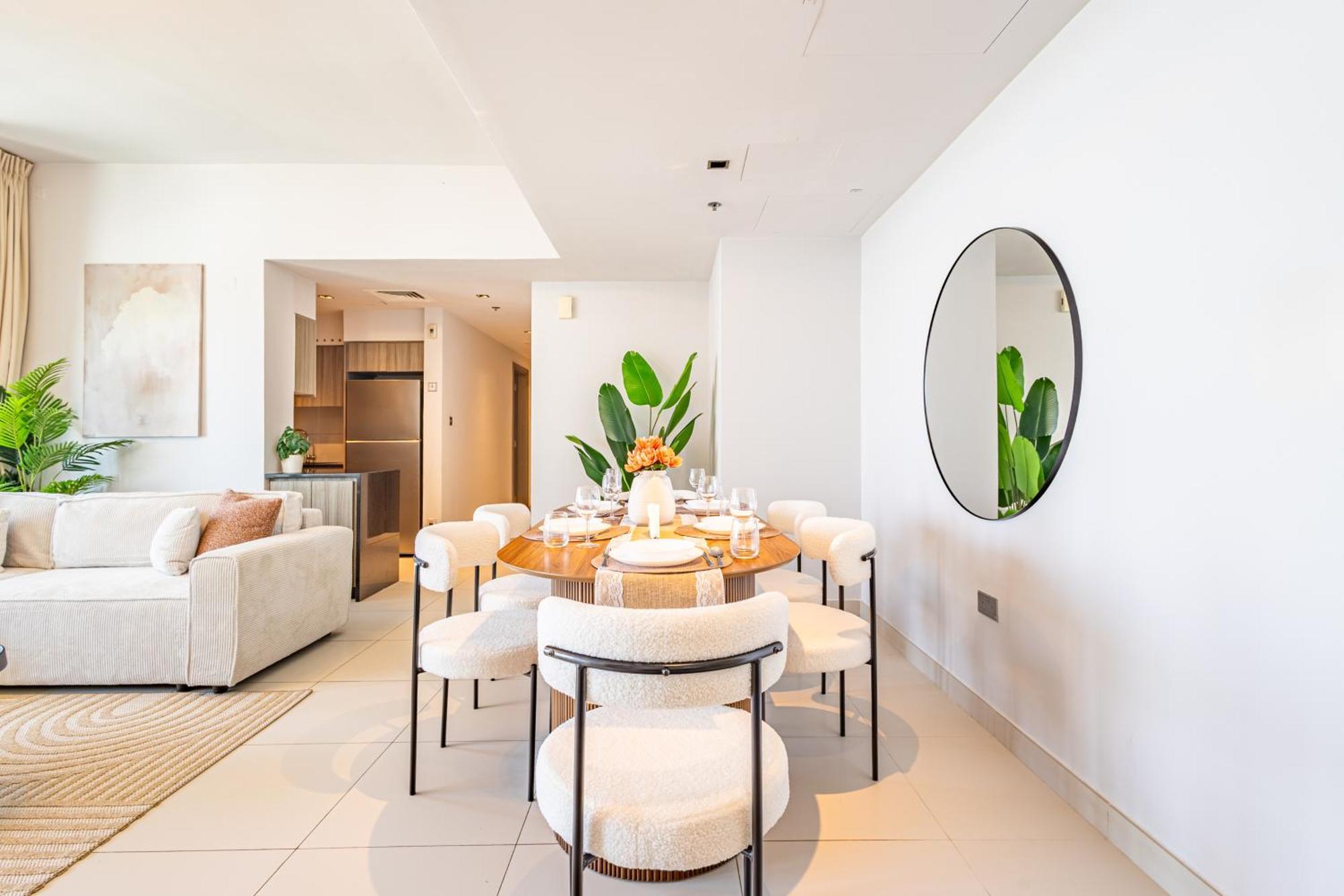 Apartment Families & Groups Paradise - 3 Min Walk To Reem Park And - 10 People - Big Balcony - High Floor